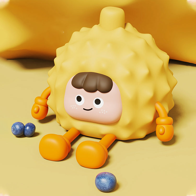 Durian Night Light for Kids | Cute Silicone Durian Lamp | Durian Design Bedside Lights for Bedroom | Bedroom Bedside Light, Cute Led Night Light for Soothing Bedtime Ambience