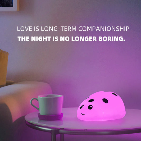 Night Light for beetle beetle Light Nightlights for Children Animal Light 7 Breathing Color Light Cute beetle Gift for Baby Girl Bedroom (beetle Lamp)