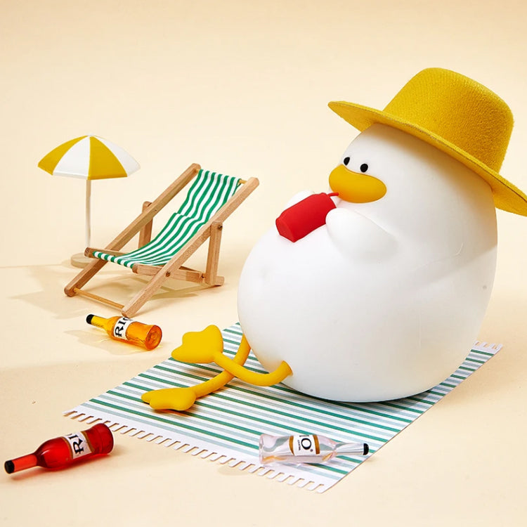 Duck Night Light LED Silicone Duck Lamp Nursery Led Night Light Cute Animal Bedside Table Lamp Bedside Touch Lamp for Teen Toddler