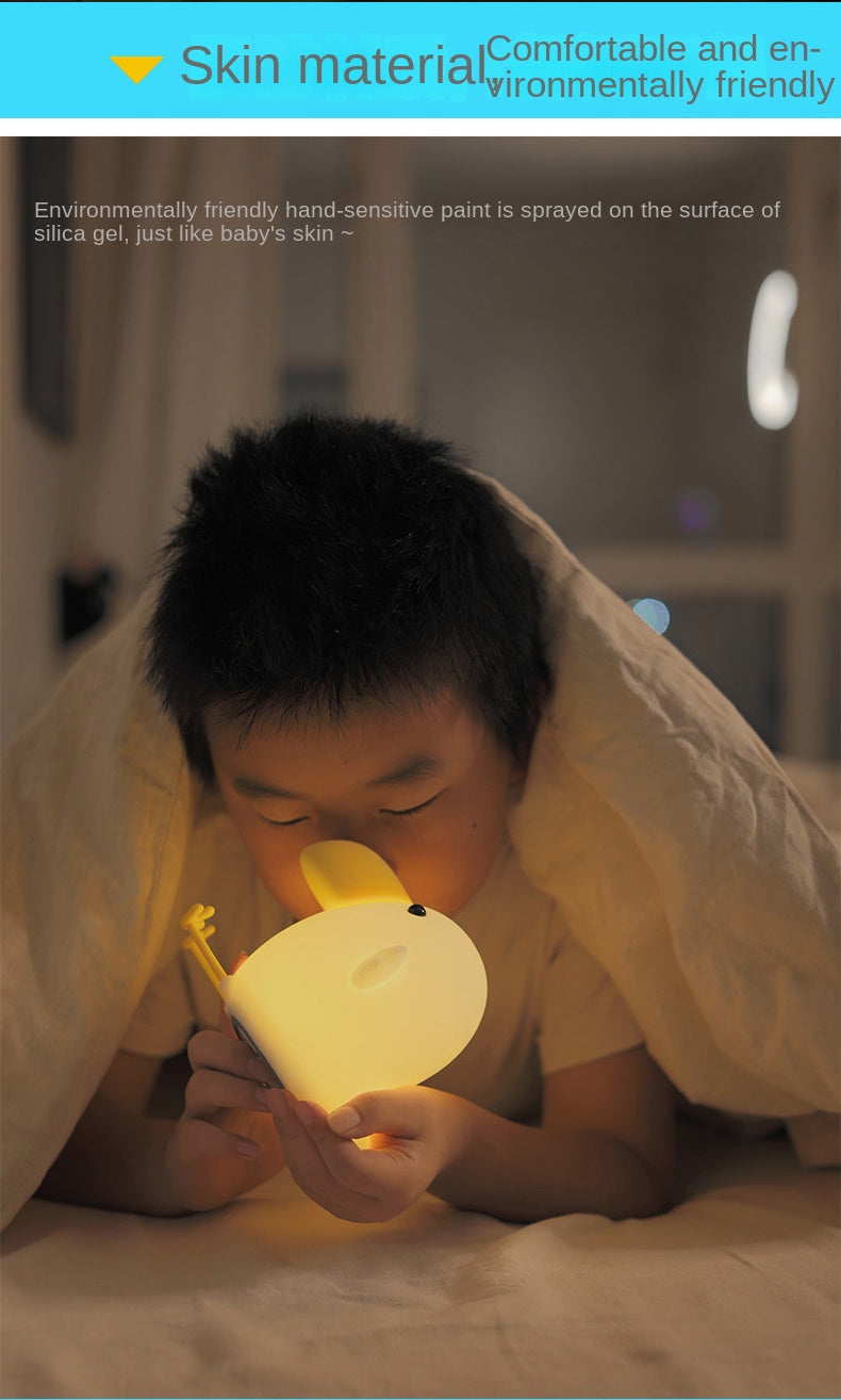 Kids Night Light Cute Silicone Bird Nursery Lamp for Baby and Toddler Animal Night Light for Boys and Girls Squishy Night Light for Bedroom and Kids Room Kids Gift (Bird)