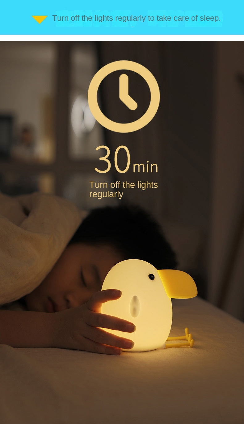 Kids Night Light Cute Silicone Bird Nursery Lamp for Baby and Toddler Animal Night Light for Boys and Girls Squishy Night Light for Bedroom and Kids Room Kids Gift (Bird)