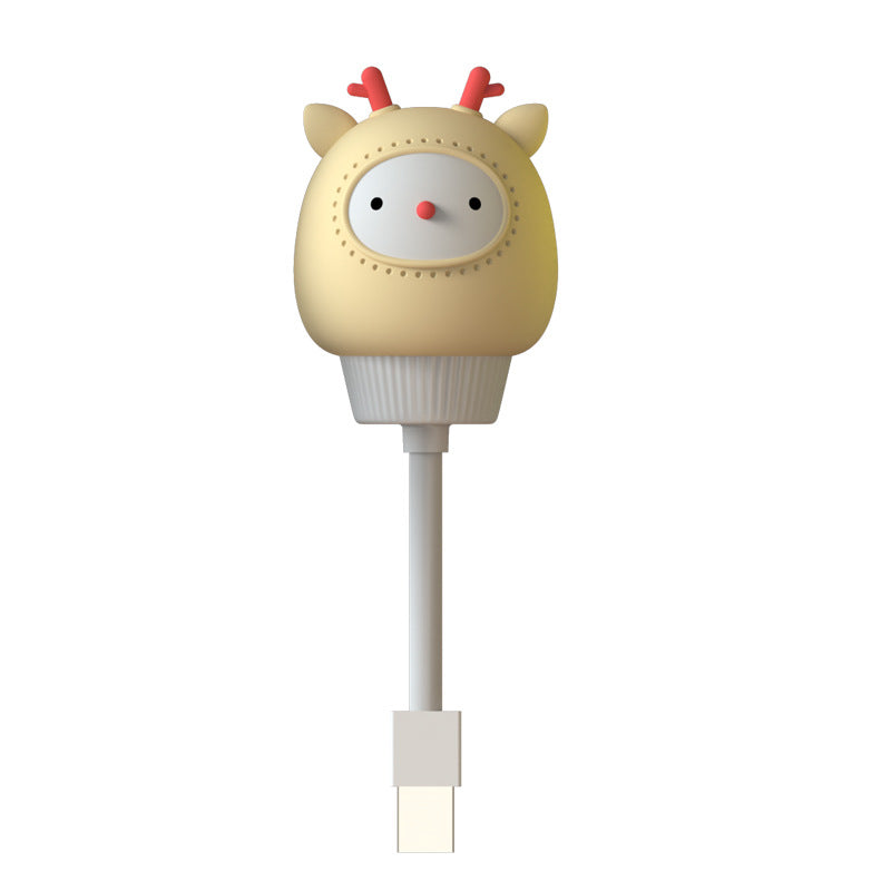 Night Light Lamp for Kids Baby Nursery Children's Lighting USB Little Duck Bear Rabbit cat Children's Room Breastfeeding Creative Cartoon Gifts