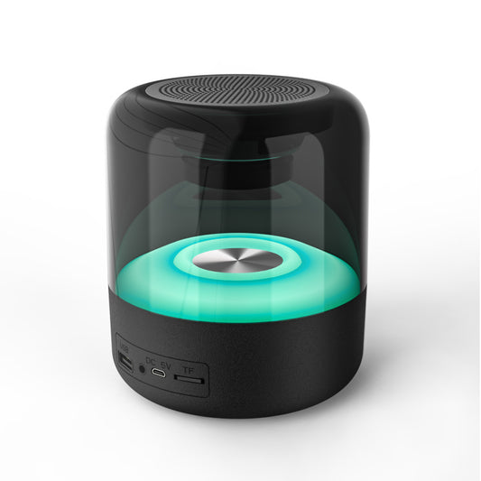 Wireless Aurora Speaker - RGB LED Colour Change 360° Lightshow Party Speaker Bluetooth FM Radio USB Micro SD Aux