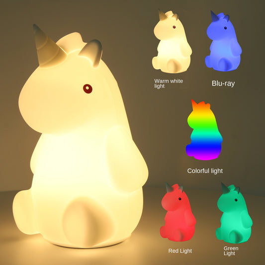 Unicorn Night Light for Kids, 16 Colors Remote Control Night Light for Girls Bedroom, Rechargeable and Dimmable LED Unicorn Lamp, Unicorns Gifts for Girls Room Decor