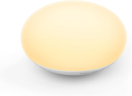 Baby Night Light, Nursery Night Lamp for Breastfeeding, Soft BPA Free Silicone Touch Night Lamp, Eye Caring, Easy Flip Design, Stepless Dimming