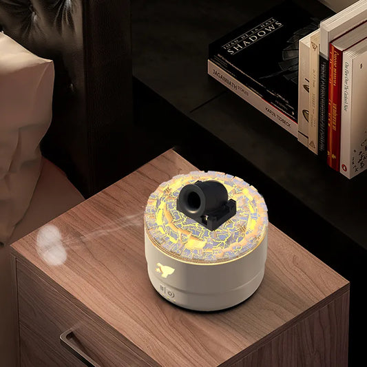 Simulation Battery Humidifier Mini Aromatherapy Machine Home Large Capacity Intelligent Timing Spray Ultrasonic Fog