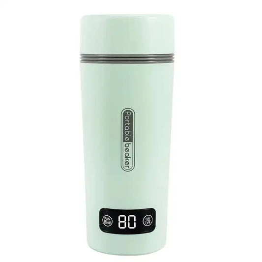 12oz Portable Water Boiler 4 Preset Temperature Control Portable Tea Kettle Electric Travel Thermal Heated Cup