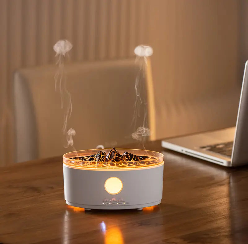 Rain Clouds Aroma Diffuser Zen Raindrops Air Humidifier Essential Oil Diffuser Home Desktop Ultrasonic Sprayer 3 Colors Lamp