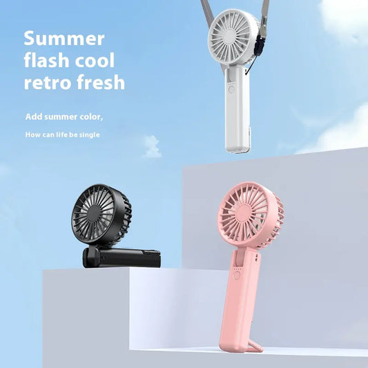 Factory Wholesale Mini Rechargeable Fan Packaging Box Sweetfull Handheld Fan Mini Portable Fan