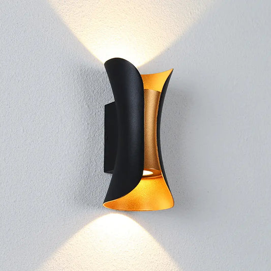 Economic Outdoor Led Wall Light Waterproof IP65 up Down Decorative Wall Lamp Dual Head Lighting for Hotel