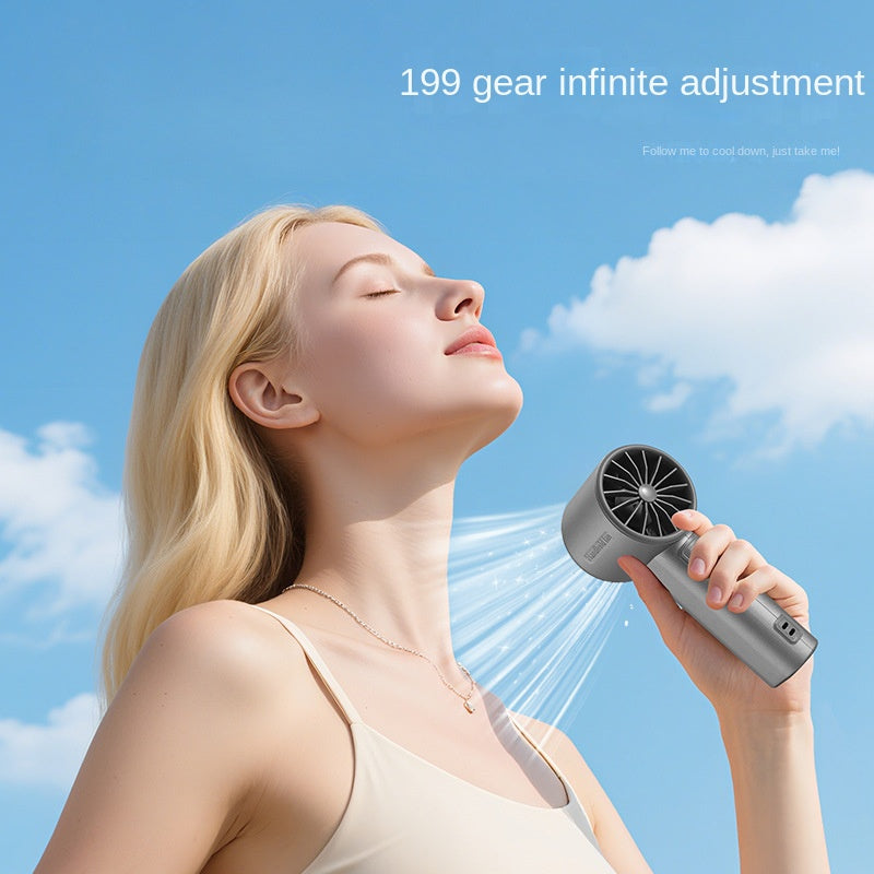 Portable USB Desk Fan with Cooling Mode | Quiet Powerful Table Fan for Home, Office & Dorm