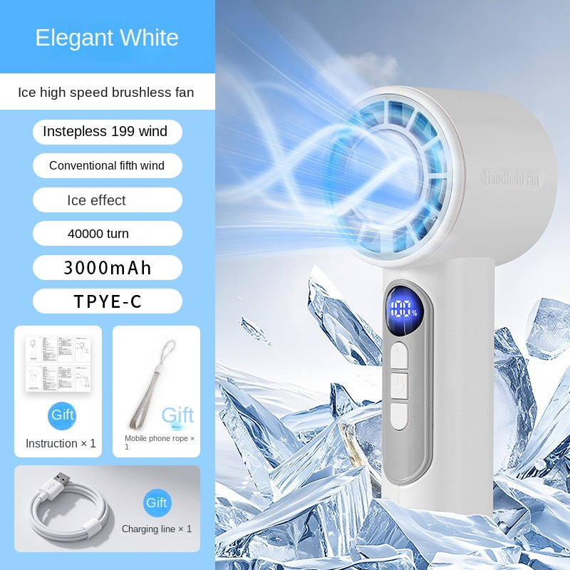 Portable USB Desk Fan with Cooling Mode | Quiet Powerful Table Fan for Home, Office & Dorm