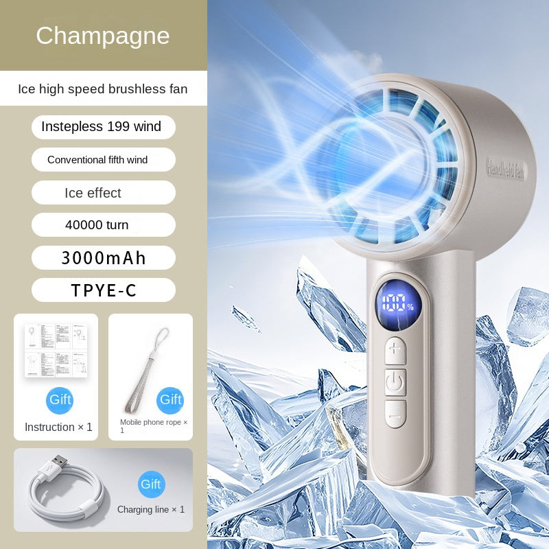 Portable USB Desk Fan with Cooling Mode | Quiet Powerful Table Fan for Home, Office & Dorm