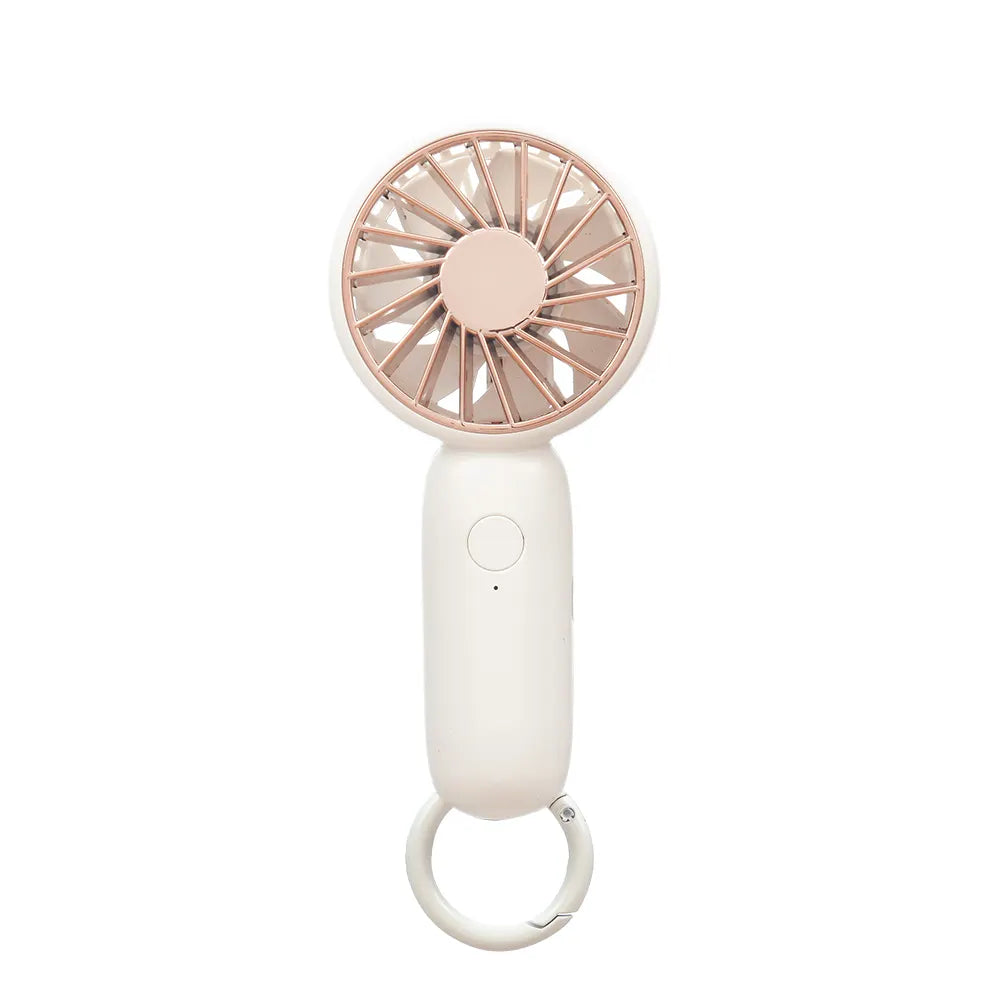 Hot Sales Summer Cooling USB Handheld Portable Carabine Fan Outdoor Rechargeable Battery Personal Pocket Mini Handheld Fan