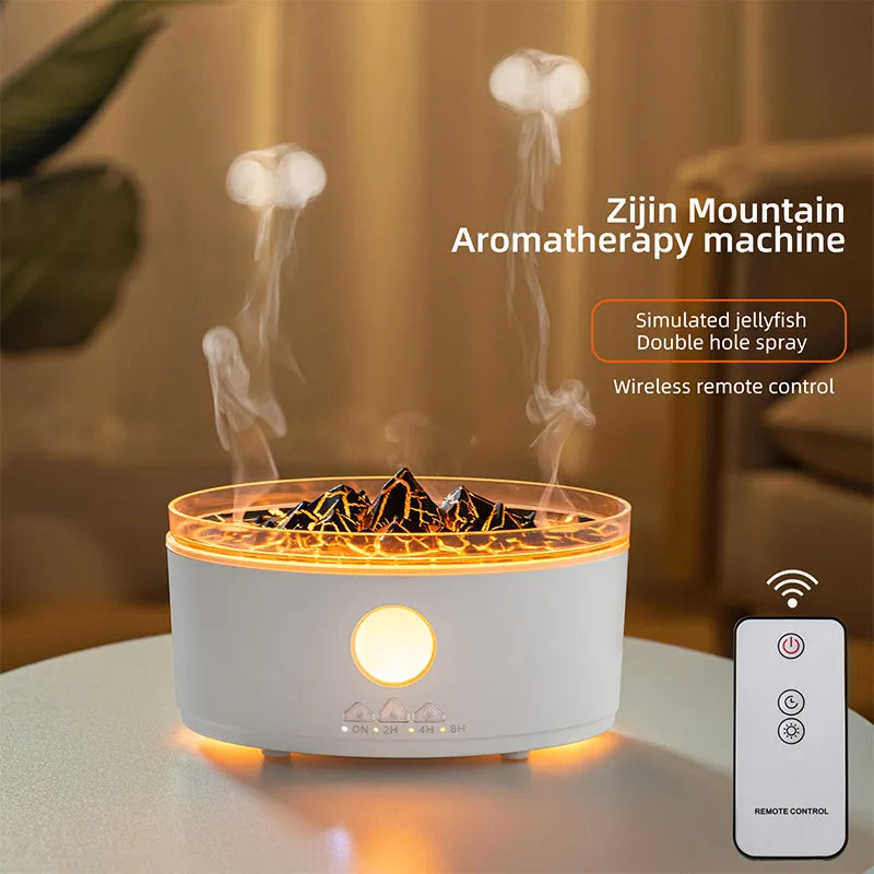 Rain Clouds Aroma Diffuser Zen Raindrops Air Humidifier Essential Oil Diffuser Home Desktop Ultrasonic Sprayer 3 Colors Lamp