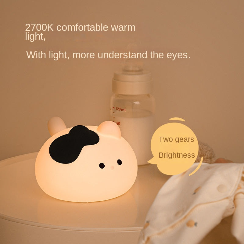 Breastfeeding lamp, touch lamp, night lamp, pillow lamp, bedroom lamp, silicon lamp, indoor lamp, bedside lamp, lighting lamp, children's warm-color lamp, led indirect lighting, USB rechargeable