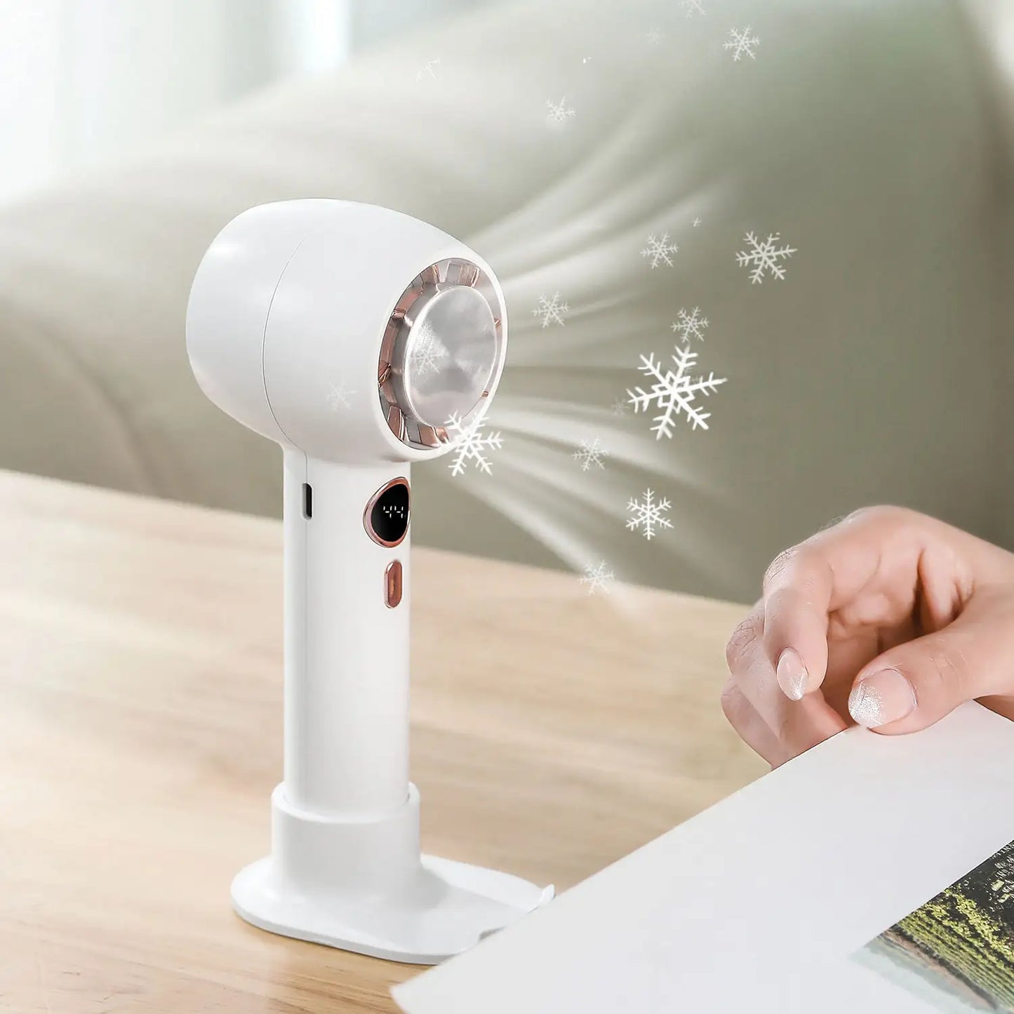 Wholesale Handheld Mini Portable Personal Outdoor Hand Cooling Cooler Held Rechargeable Fan Electric Air Cooling Fan
