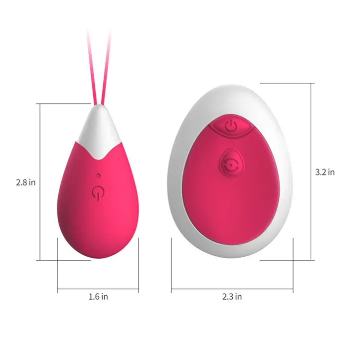 USB Controlled 10-Frequency Egg Vibrator G-Spot & Clitoris Stimulating Sex Toys for Female Masturbation