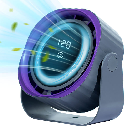New Style High-Speed Circulating Fan for Home Kitchen Rechargeable Silent Desktop Turbine Mini Fan Wall-Mounted Tabletop Electric Fan