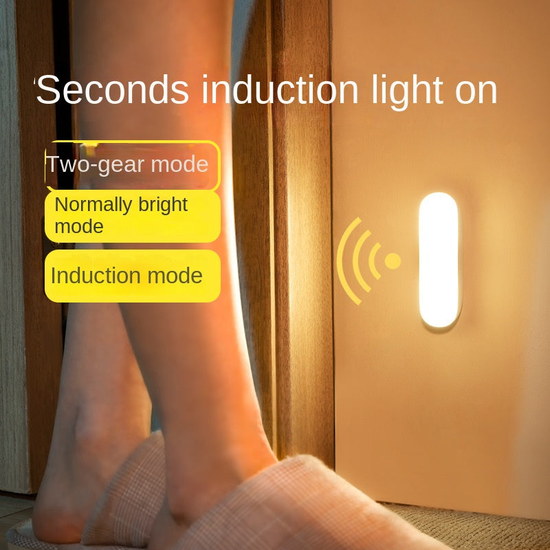 Lampe D'Armoire à DéTecteur de Mouvement, éClairage Portable sans Fil MagnéTique Alimenté par Batterie pour Placard, Chambre