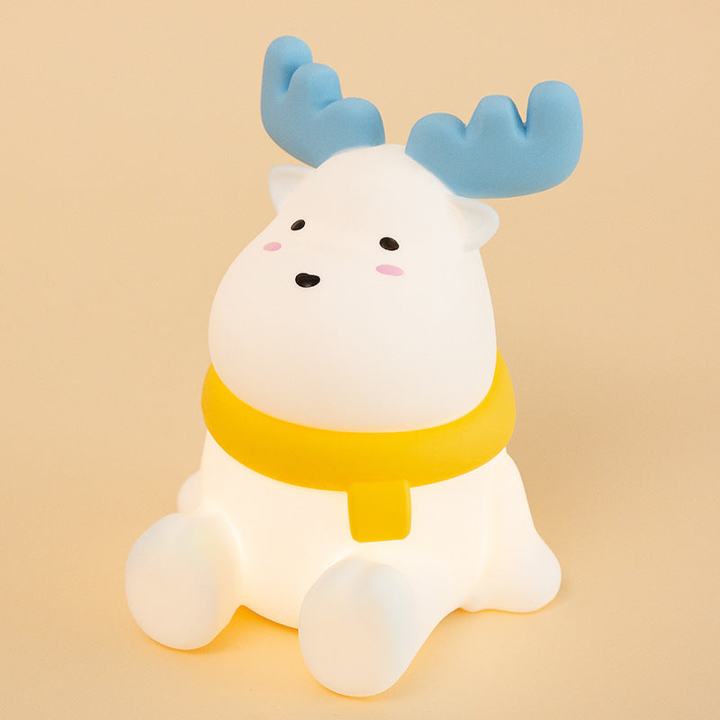 Little Elk Silicone Patching Night Light Bedhead Atmosphere Light Desk LED Table Light