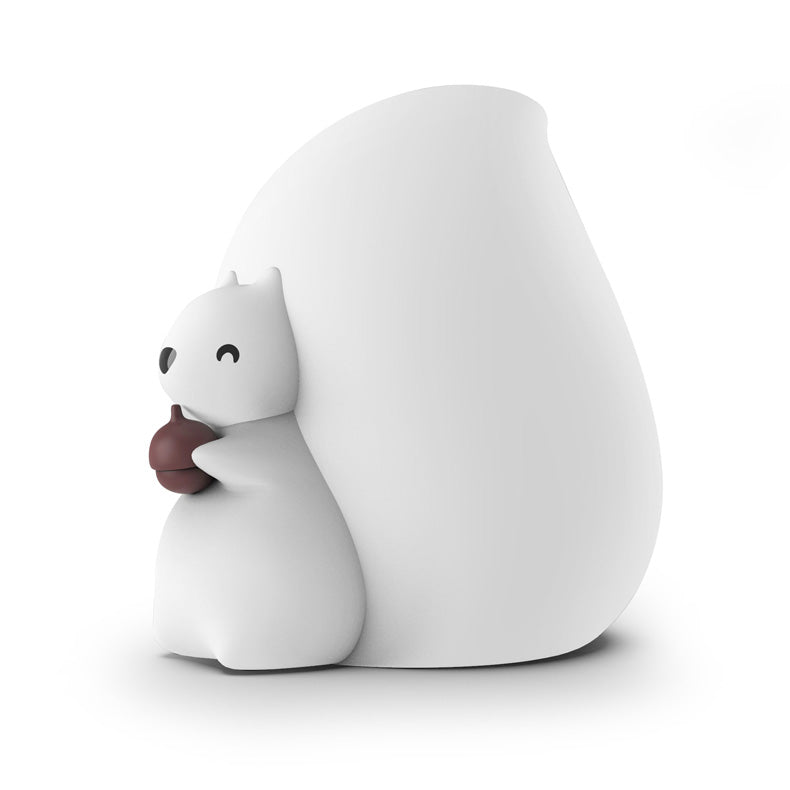 Cute Squirrel Night Light for Kids with 7 Color Changing Mode USB-C Rechargeable LED Night Light & Remote Control Night Light for Baby Nursery