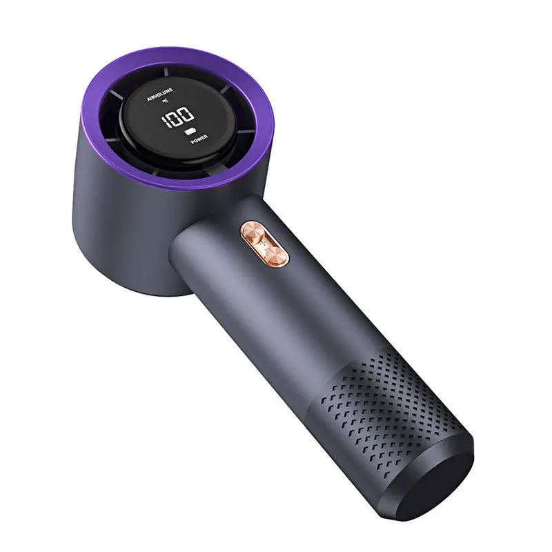 Lonvel T-13 Handheld Violent Fan Newest Portable Mini Rechargeable Handheld Cooling Small Fan With Digital Display Handy Fan