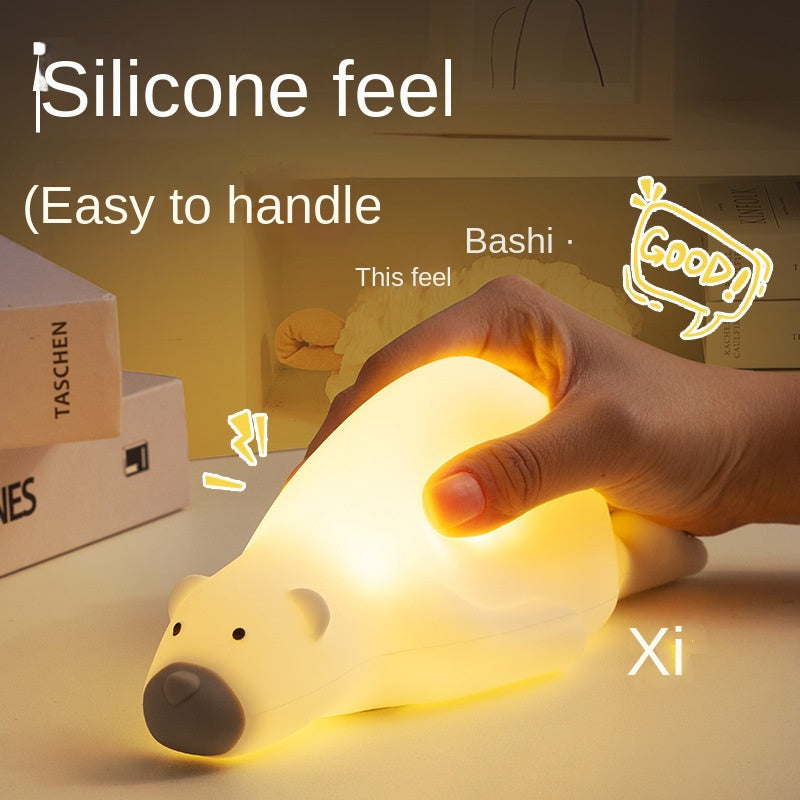 Night Light, Cute, Rechargeable, Nursing Light, 3-Stage Dimming, Bedside Lamp, Interior, Birthday, Baby Shower, Gift