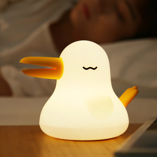 New Strange Bird Night Light USB Charging Children's Cartoon Creative Gift Bedroom Bedhead Eye Protection Silicone Night Light