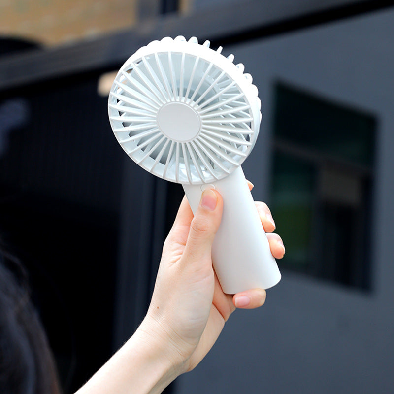 New Cross-border Mini Handheld Fan for Office Outdoor Portable Desktop USB Power Bank Fan minifan