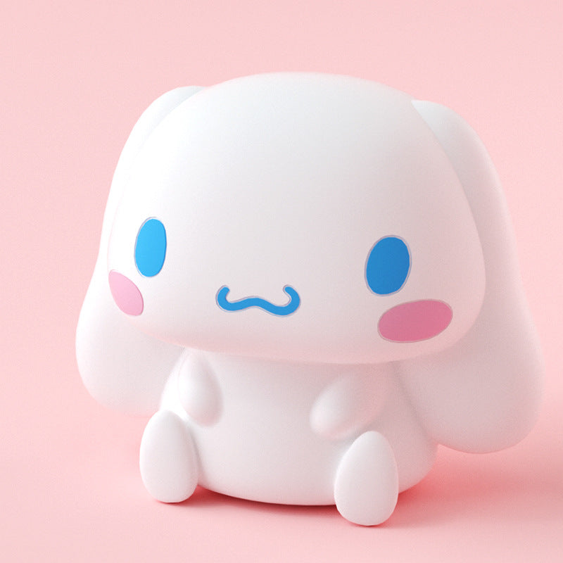 Cinnamoroll silicone night light, bedroom sleep bedside table lamp, creative birthday gift for children