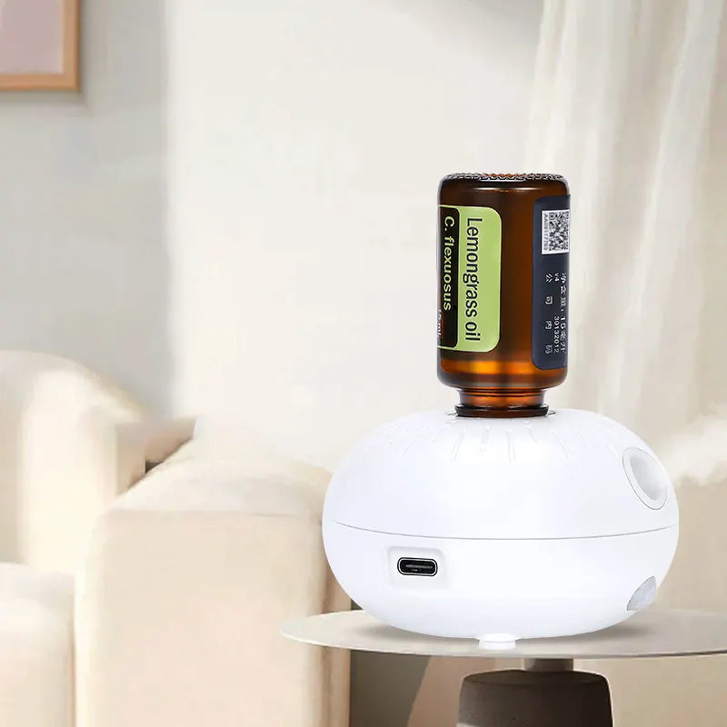 Essential oil diffuser sprayer, portable Kawaiil smart sprayer, USB rechargeable, bedroom and office