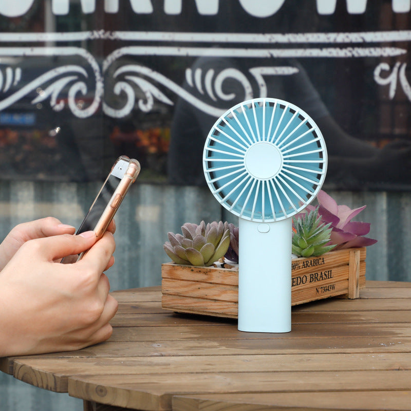 New Cross-border Mini Handheld Fan for Office Outdoor Portable Desktop USB Power Bank Fan minifan