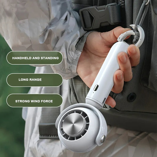 Hot Sale Handheld Semiconductor Refrigeration Mini Fan Portable Rechargeable Cold Compress Hand Held Fan