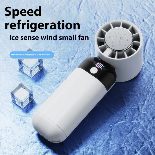 Factory Price Refrigeration Turbo Air Cooler Fan Ventiladores Portatiles Mini Rechargeable Fan for Scenic Spots
