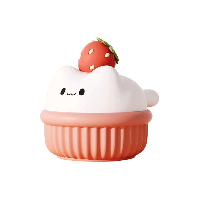 Cupcake Night Light Silicone Soft Table Lamp Cartoon Touch Sensor Desk Lights Bedroom Nursing lamp Children's Room Decoration Table lamp Bookshelf Desk lamp