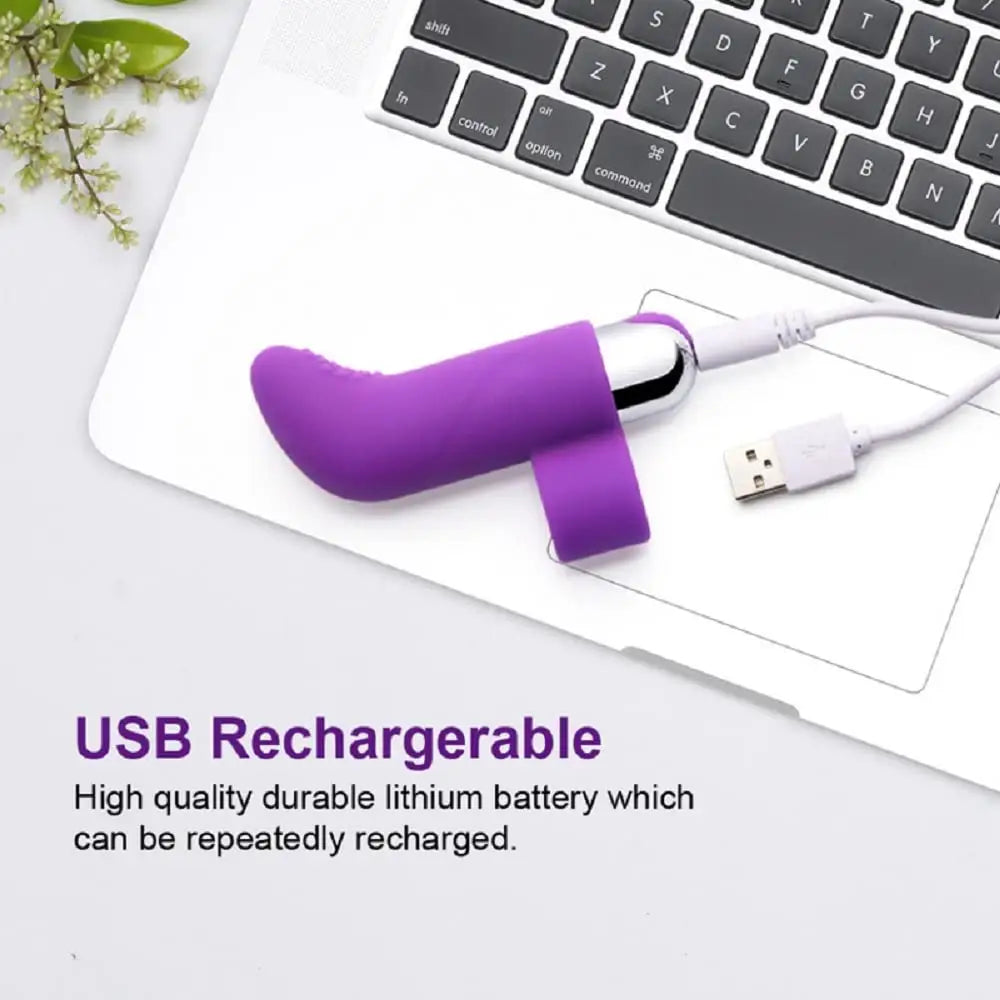 10 Vibration Mode Clit Clitoris Stimulation Sex Toy Masturbation Flirtation Banger Massager Mini Finger Vibrator for Women
