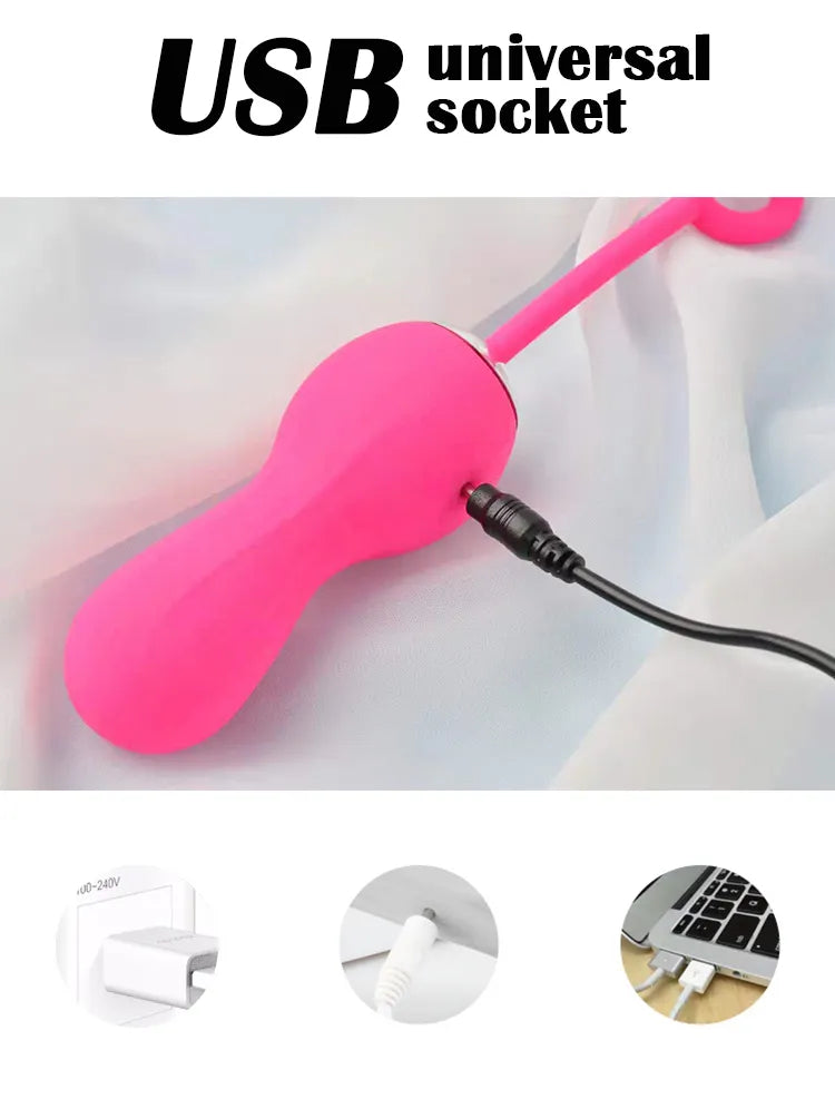 Japanese-Free Sexy G Spot Stimulator Kit 18 Vibration Modes USB Rechargeable Hot Young Sex Toy made of Silicon