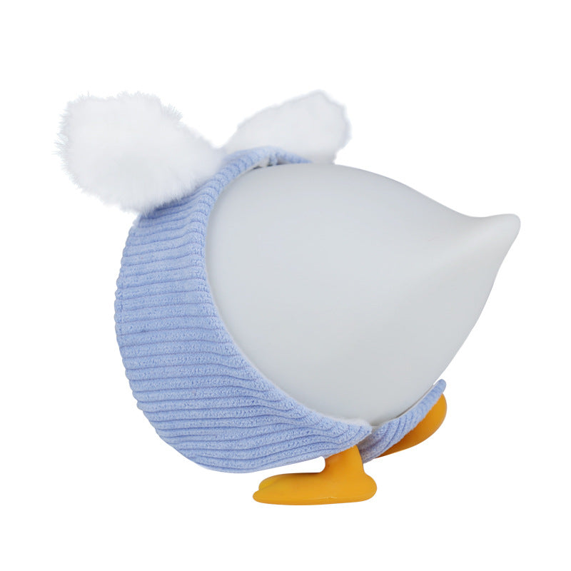 Cute duck butt night light with touch sensor animal silicone kindergarten night light USB charging desk lamp dimming bedside lamp bedroom decoration for breastfeeding boys and girls