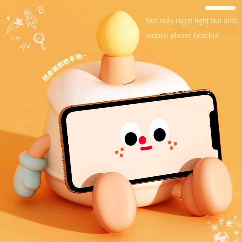 Cute Milk Carton and Birthday Cake Night Light Dimmable Rechargeable Kids Bedroom Night Light with Timer, Suitable for Kids Room Nursery Infant and Toddler Room Decoration
