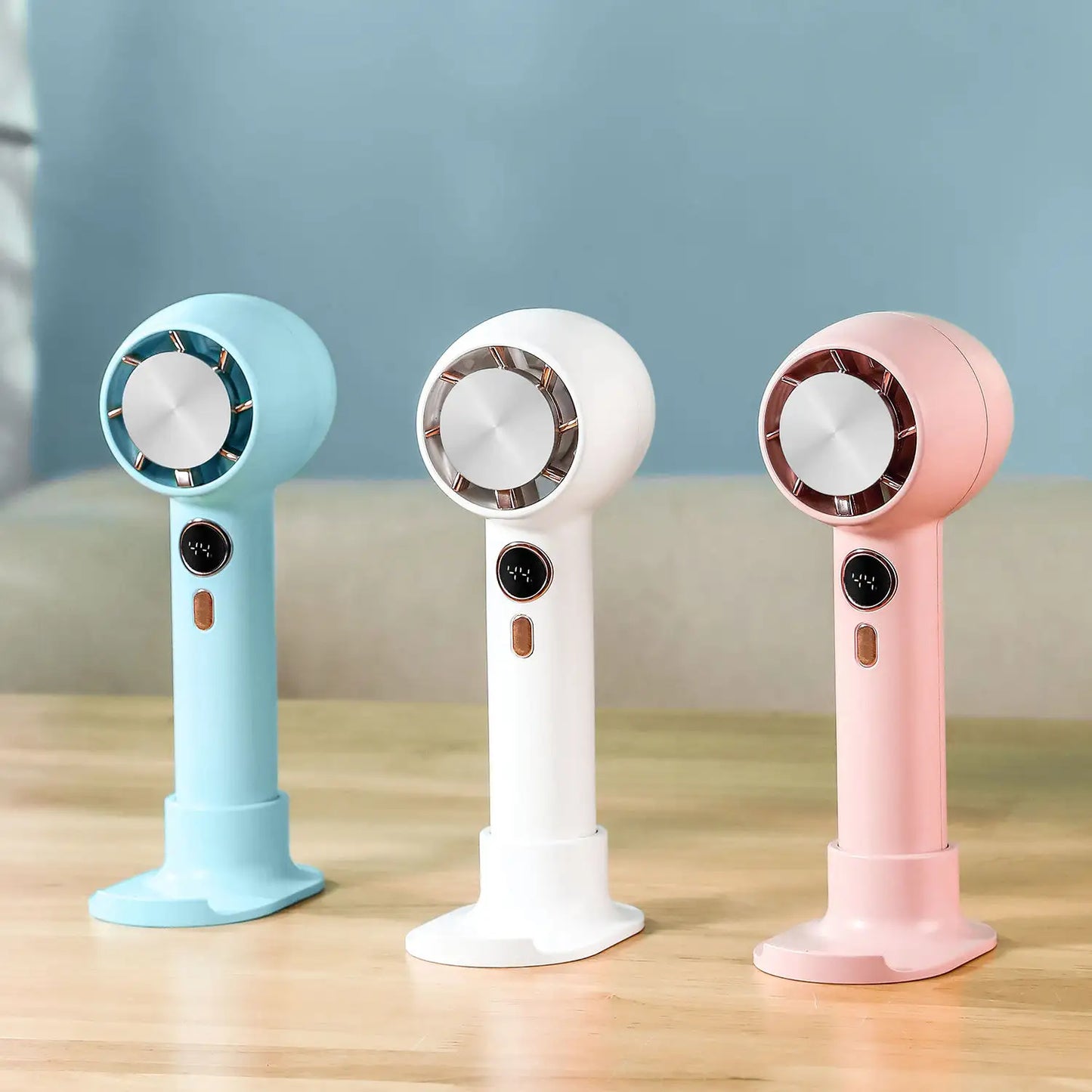 Wholesale Handheld Mini Portable Personal Outdoor Hand Cooling Cooler Held Rechargeable Fan Electric Air Cooling Fan