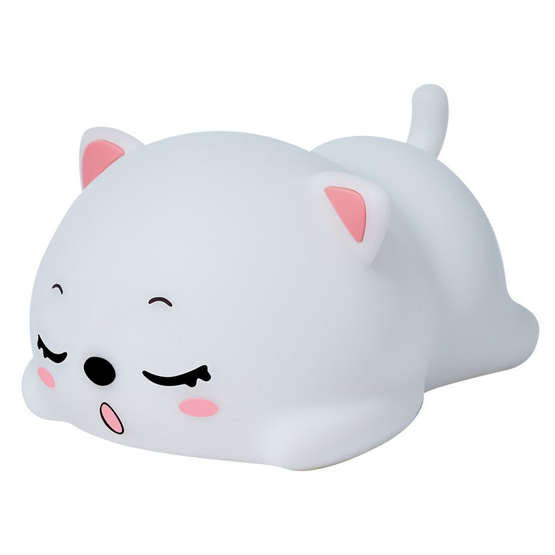 Decorative LED Children Light Rechargeable Silicone Night Light Desk LED Lamp Kids Small Night Light USB