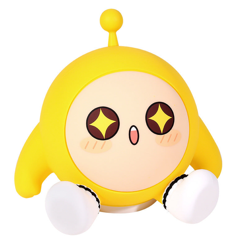 Egg party night light bedroom decoration, bedside lamp sensor, pat light, creative and cute gift