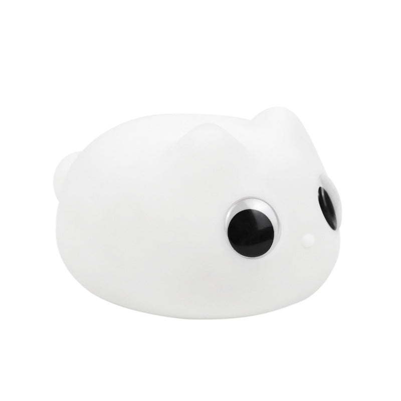 Lampada da scrivania per bambini, a forma di gatto, ricaricabile, luce notturna a forma di animale, con controllo del rubinetto, lampada da comodino per bambini, ragazzi e ragazze