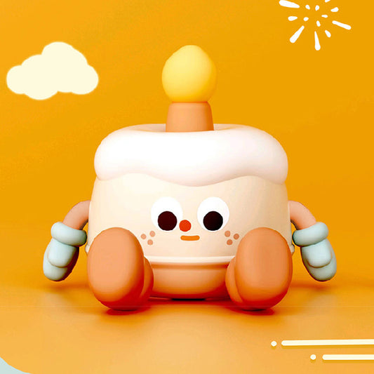 Cute Milk Carton and Birthday Cake Night Light Dimmable Rechargeable Kids Bedroom Night Light with Timer, Suitable for Kids Room Nursery Infant and Toddler Room Decoration
