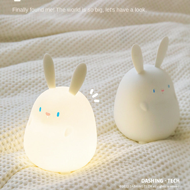 Cute Bunny Night Light Cute Night Light for Kids Kawaii Rabbit Night Light Kids Breastfeeding and Sleep Aid Soft Eye Caring Night Light with Touch Sensor