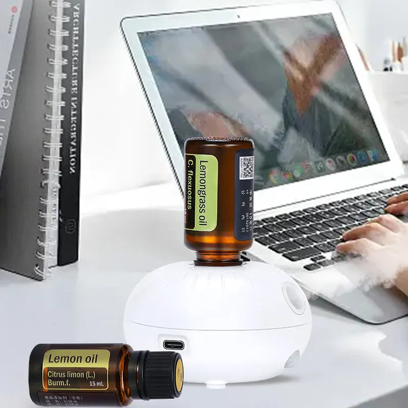 Essential oil diffuser sprayer, portable Kawaiil smart sprayer, USB rechargeable, bedroom and office