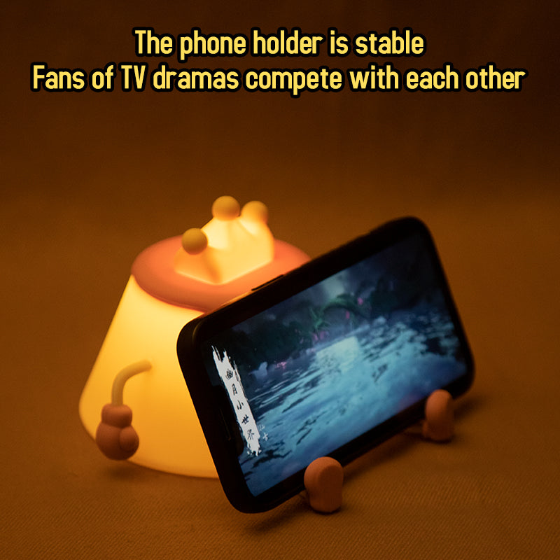 One Fire Pudding Bear Night Light for Kids Color Changing Pudding Bear Toys for Kids Night Light Portable Recharge Nightlight for Kids Room Silicone Baby Night Light for Kids Toys Pudding Bear Toys for Boys