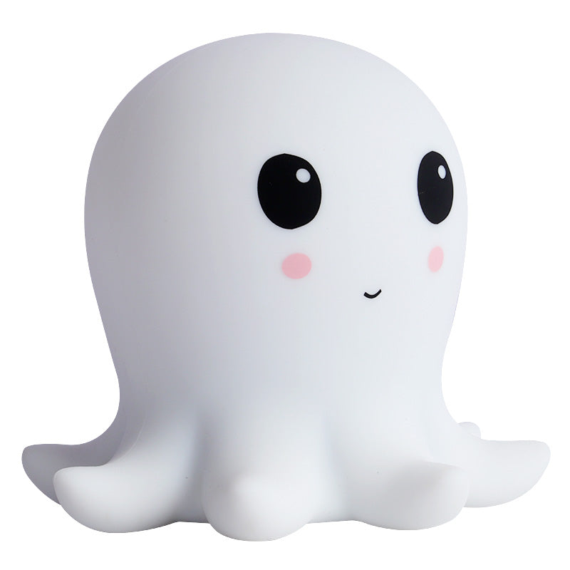 Octopus Night Light Soft Warm Light Octopus Night Light Color Changing Kids Night Lights Octopus Cartoon Bedside LED Lamp Battery Powered