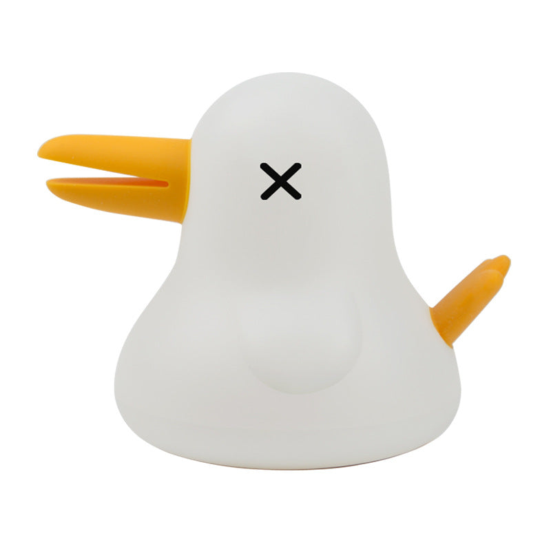 Bird Kids Night Light,Cute Animal Soft Silicone Switch LED Warm Lamp,USB Rechargeable Kawaii Nursery Bedside Bedroom Table Decor, ABS+PC Bedside Lamp,Best Birthday Christmas Gift for Kid Girl Boy